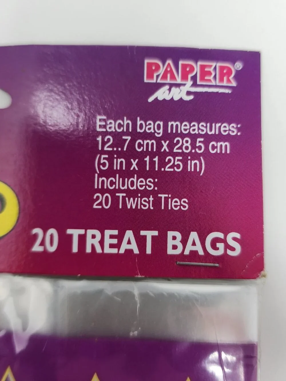 Vtg 90s Garfield Birthday or New Year's Party Supplies Treat Bags Lot of 2 Packs